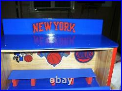 Jalen Brunson Bobble heads New York Knicks display case shipped dis-assembled