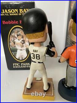 Jason Bay 2004-2005 Bobble Heads Lot Of 2 PNC Park Baseball Collectible Pirates
