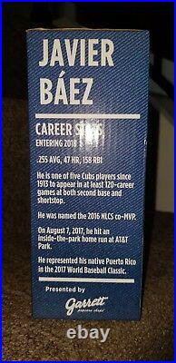 Javier Javy Baez Chicago Cubs Gum Bobblehead Sga 2018 7/23/2018 New Box All Star