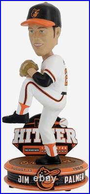 Jim Palmer Baltimore Orioles August 13, 1969 No Hitter FoCo Bobblehead NIB