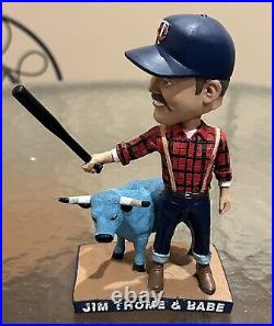 Jim Thome Bunyan Babe the Blue Ox Bobblehead 8/25/18 Twins Special Ticket HOF