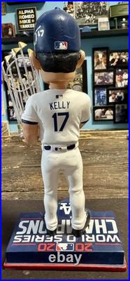 Joe Kelly Dodgers Signed Championship Bobblehead 2020 Ws Champs Inscription Psa