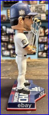 Joe Kelly Dodgers Signed Championship Bobblehead 2020 Ws Champs Inscription Psa