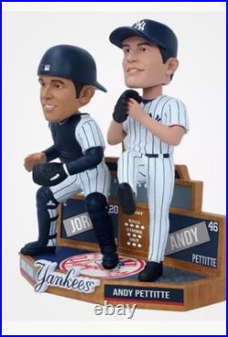 Jorge Posada & Andy Pettitte NY YANKEES Bobblemate Dual Bobblehead FOCO
