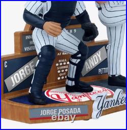 Jorge Posada & Andy Pettitte NY YANKEES Bobblemate Dual Bobblehead FOCO