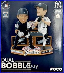 Jorge Posada & Andy Pettitte NY YANKEES Bobblemate Dual Bobblehead FOCO