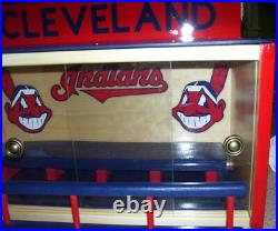 José Ramírez bobble head Cleveland Indians display case with Sliding doors José Ramírez bobble head Cleveland Indians display case with Sliding doors
