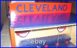 José Ramírez bobble head Cleveland Indians display case with Sliding doors