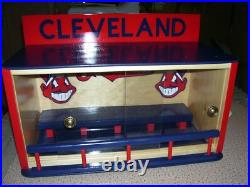 José Ramírez bobble head Cleveland Indians display case with Sliding doors José Ramírez bobble head Cleveland Indians display case with Sliding doors