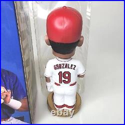 Juan Gonzalez 50th Anniversary Gold Base Bobblehead 9/24/22. Rare 1 Of 500