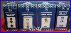 KC Royals HOF GEORGE BRETT, FRANK WHITE, DICK HOWSER, FRED PATEK BOBBLEHEADS