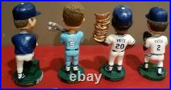 KC Royals HOF GEORGE BRETT, FRANK WHITE, DICK HOWSER, FRED PATEK BOBBLEHEADS