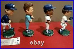 KC Royals HOF GEORGE BRETT, FRANK WHITE, DICK HOWSER, FRED PATEK BOBBLEHEADS