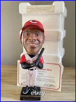 KEN GRIFFEY JR. Cincinnati Reds Legend MLB Danbury Mint Nodder Bobblehead NIB