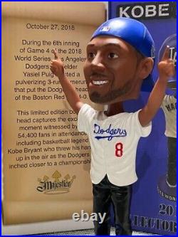 KOBE BRYANT Los Angeles Dodgers / Lakers 2018 WORLD SERIES Bobblehead #/476 NIB