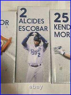 Kansas City Royals 2015 World Series Bobblehead Set of 6 New