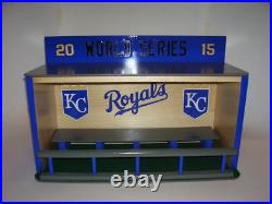 Kansas City Royals Bobble heads Showcase WS Felt Floor shipped dis-assembled