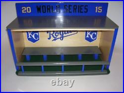 Kansas City Royals Bobble heads Showcase WS Felt Floor shipped dis-assembled