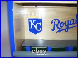 Kansas City Royals Bobble heads Showcase WS Felt Floor shipped dis-assembled