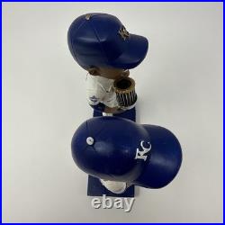Kansas City Royals Bret Saberhagen & Salvador Perez Season Ticket Bobblehead STM