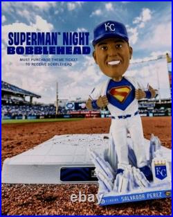 Kansas City Royals SUPERMAN SALVADOR PEREZ Bobblehead 07/09/25 PRESALE