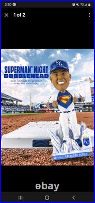 Kansas City Royals SUPERMAN SALVADOR PEREZ Bobblehead 07/09/25 PRESALE