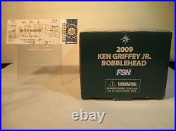 Ken Griffey Jr. 2009 BobbleHead With Game Ticket