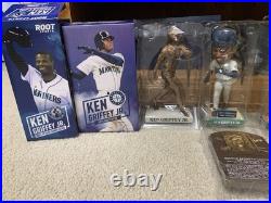 Ken Griffey Jr Bobble Head HOF Lot! Replica Statue, Mariners HOF, HOF Seattle