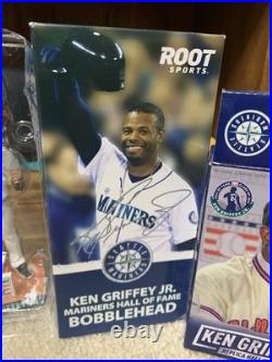 Ken Griffey Jr Bobble Head HOF Lot! Replica Statue, Mariners HOF, HOF Seattle