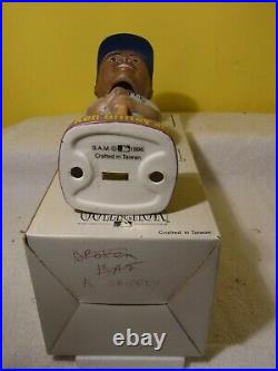 Ken Griffey Jr. MLB SAM Bobblehead MINT NIB RARE Gray Jersey