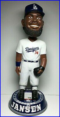 Kenley Jansen Signed 3 Feet Tall Dodgers Baseball Bobblehead PSA 8A56972