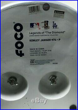 Kenley Jansen Signed 3 Feet Tall Dodgers Baseball Bobblehead PSA 8A56972
