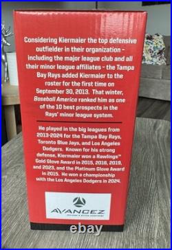 Kevin Kiermaier Bobble head 4x Gold Glove Winner MLB Fort Wayne Tin Caps New 25