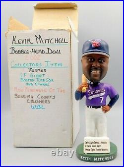 Kevin Mitchell Sonoma County Crushers GOLD TOOTH Bobble Head SGA 2002