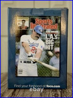 Kirk Gibson Los Angeles Dodgers Sports Illustrated Cover Bobblehead FOCO NEW MLB