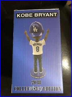 Kobe Bryant Los Angeles Dodgers Lakers World Series Bobblehead HOF MVP Mamba