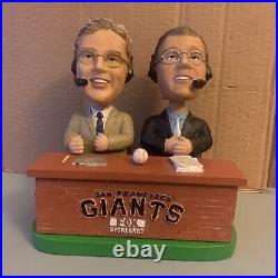 Krukow & Kuiper San Francisco Giants Bobblehead 2002 Extremely Rare