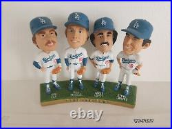 LA DODGERS Record Setting Infield Autographs & BOBBLEHEAD