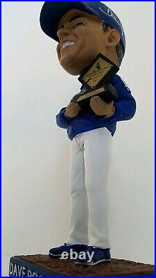 LA Dodgers Dave Roberts Signed Bobblehead withCOA + World Series Rally Towel