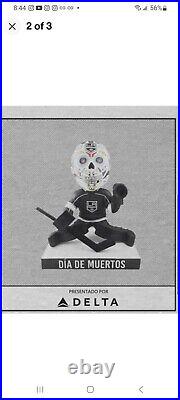 LA KINGS Dia De Los Muertos Sugar Skull Goalie Bobblehead 10/28/23 Presale SGA