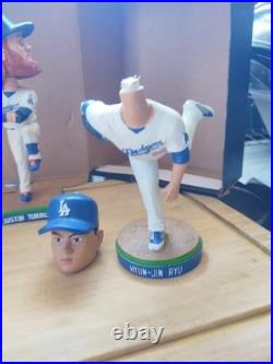 LOT Dodger Bobble Head Figures Collectible Lot