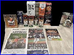 Large lot Houston Astros Bobbleheads 2001-2018 Bagwell McFarlane Figurine SGA