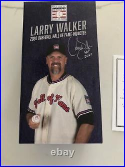Larry Walker HOF Class Of 2020 Bobblehead Colorado Rockies Baseball Hall Of Fame