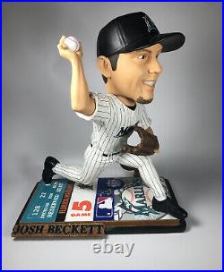 Legends of the Diamond Marlins Josh Beckett Signed LE Bobblehead /100 14.5