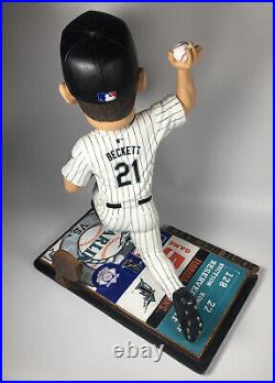 Legends of the Diamond Marlins Josh Beckett Signed LE Bobblehead /100 14.5