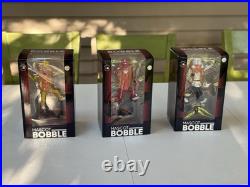 Limited Edition & All 3 Nib Hot Dog Racers Cleveland Indians Bobble Heads
