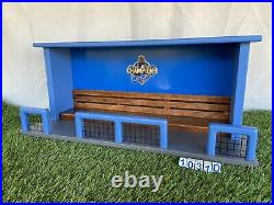Los Angeles Dodgers Baseball World Series Bobblehead Dugout Display Case Bench