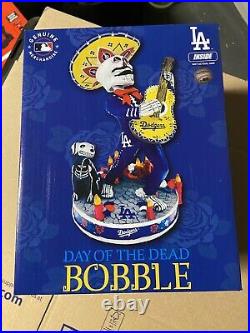 Los Angeles Dodgers Day of the Dead Bobblehead Dia De Los Muertos Foco Bobble