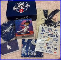 Los Angeles Dodgers Fan Club Goods Set (Japan Limited) Shohei Ohtani Bobblehead