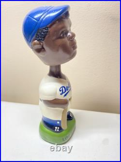 Los Angeles Dodgers Vintage 1960's Round Base Green Nodder Bobblehead